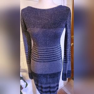 Bebe dress size M, Silver, Grey, Black,Sparkly Dress,Party Dress